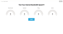 Desktop Screenshot of myspeedtestonline.com