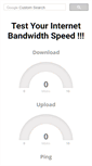 Mobile Screenshot of myspeedtestonline.com