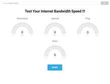 Tablet Screenshot of myspeedtestonline.com